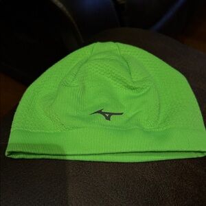 Mizuno Neon Green running hat